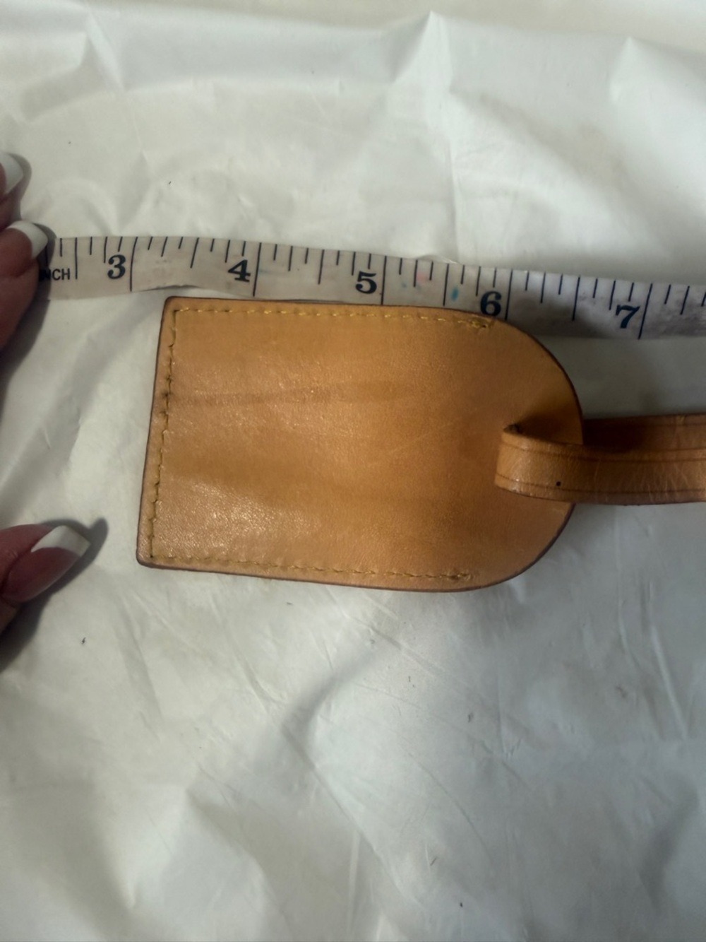 Louis Vuitton Tan, vachetta leather Louis Vuitton" logo - Picture 8 of 10